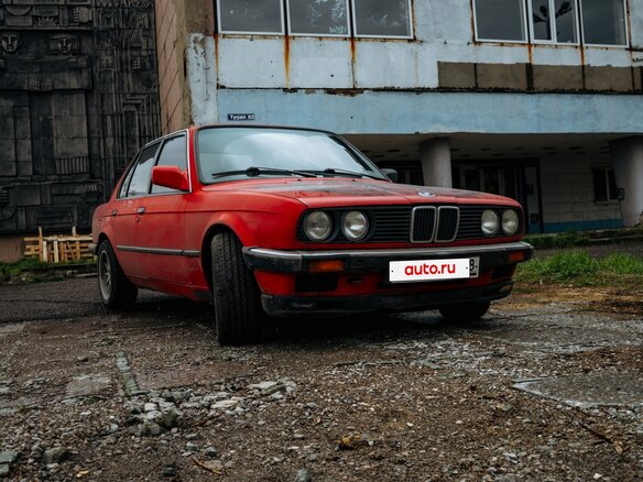 1986 BMW 3 серии 325es II (E30), красный, 380000 рублей