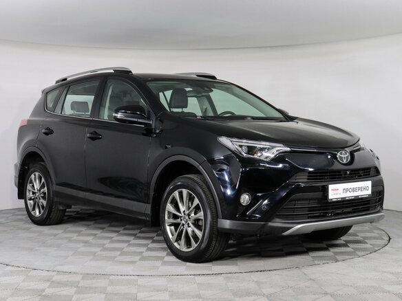 2019 Toyota RAV4 IV (XA40) Рестайлинг, чёрный - вид 2