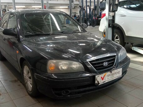 2005 Hyundai Elantra III (XD2) Рестайлинг, чёрный, 210000 рублей, вид 2