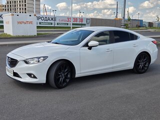 2016 Mazda 6 III (GJ) Рестайлинг, белый, 1610000 рублей, вид 3
