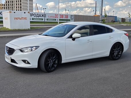 2016 Mazda 6 III (GJ) Рестайлинг, белый, 1610000 рублей, вид 3