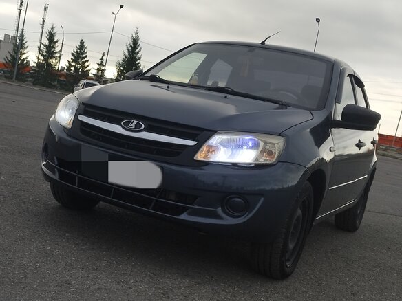 2017 Lada (ВАЗ) Granta I, серый, 625000 рублей - вид 1