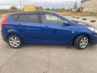 2012 Hyundai Solaris I, синий, 295000 рублей, вид 3