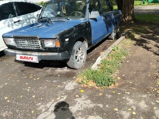 2006 Lada (ВАЗ) 2107, синий, 200000 рублей, вид 1