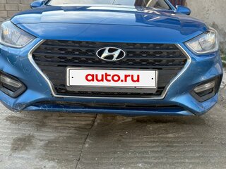 2018 Hyundai Solaris II, синий, 1080000 рублей, вид 1