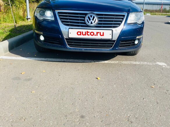 2008 Volkswagen Passat B6, синий, 520000 рублей - вид 1