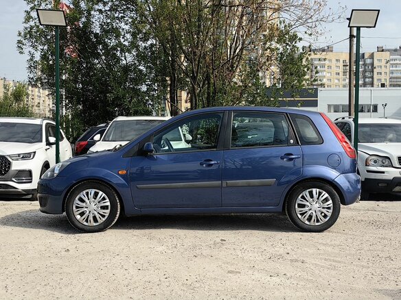 2006 Ford Fiesta Mk5, синий - вид 4