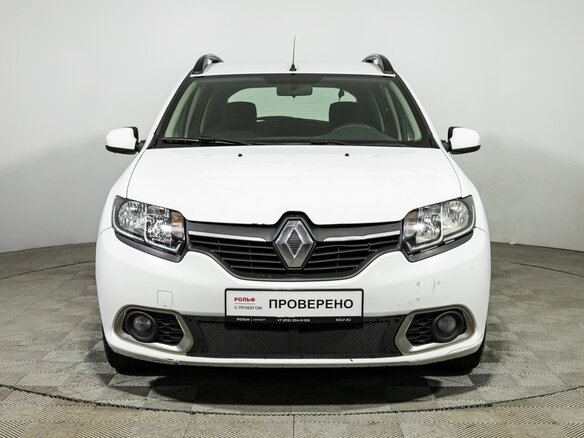2015 Renault Sandero II, белый - вид 1