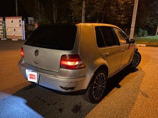 2002 Volkswagen Golf IV, серебристый, 287000 рублей, вид 4