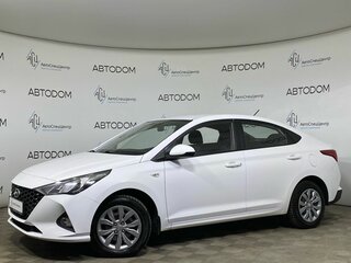 2022 Hyundai Solaris II Рестайлинг, белый, 1457700 рублей, вид 1