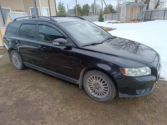2007 Volvo V50 I Рестайлинг, чёрный - вид 11