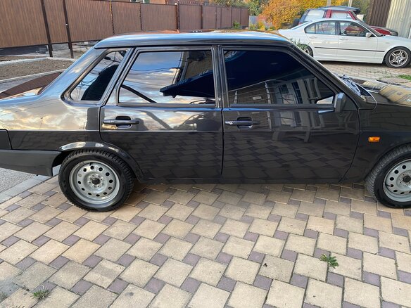 2007 Lada (ВАЗ) 21099, чёрный - вид 5