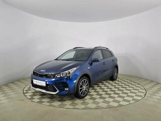 2021 Kia Rio X IV Рестайлинг, синий, 1515000 рублей, вид 1