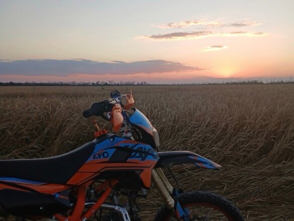 2026 Kayo Evolution YX140EM, синий, 75000 рублей