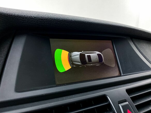 2013 BMW X6 30d I (E71) Рестайлинг, синий - вид 14