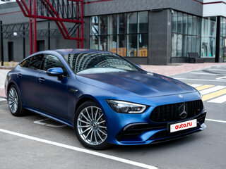 2020 Mercedes-Benz AMG GT 4-Door Coupe 43 I, синий, 7700000 рублей, вид 4