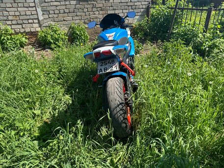 2010 Suzuki GSX-R 750, голубой, 680000 рублей, вид 4