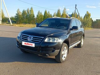 2005 Volkswagen Touareg I, чёрный, 545000 рублей, вид 1