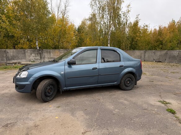 2012 Renault Logan I Рестайлинг, синий, 280000 рублей - вид 5