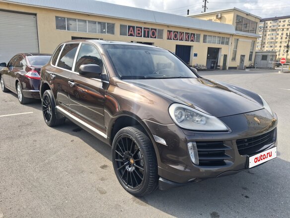 2008 Porsche Cayenne S I Рестайлинг (957), коричневый, 900000 рублей