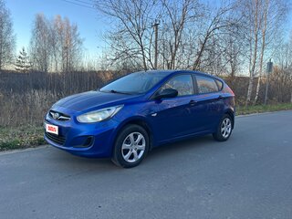 2011 Hyundai Solaris I, синий, 460000 рублей, вид 1