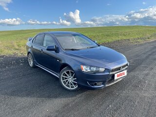 2007 Mitsubishi Lancer X, синий, 600000 рублей, вид 2