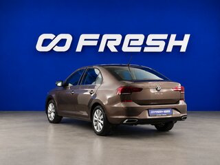 2021 Volkswagen Polo VI, коричневый, 1878444 рублей, вид 2