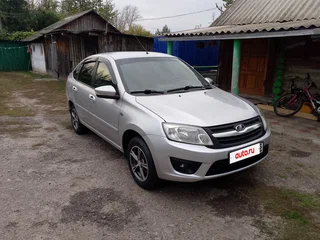 2014 Lada (ВАЗ) Granta I, серебристый, 450000 рублей, вид 1