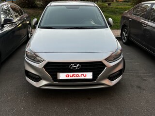 2019 Hyundai Solaris II, серебристый, 1395000 рублей, вид 1