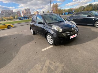 2008 Nissan Micra III (K12), чёрный, 360000 рублей, вид 3
