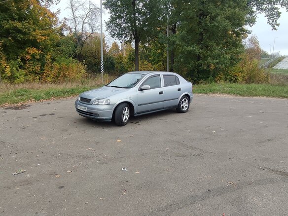 2002 Opel Astra G, серый, 215000 рублей