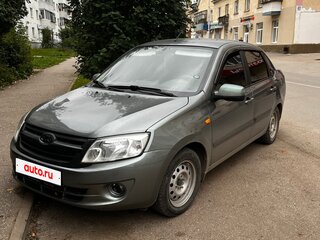 2013 Lada (ВАЗ) Granta I, серый, 435000 рублей, вид 1
