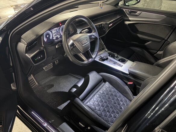 2018 Audi A6 55 TFSI V (C8), синий, 2835000 рублей - вид 8