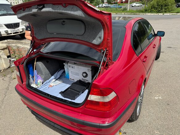 2003 BMW 3 серии 325i IV (E46) Рестайлинг, красный, 1010000 рублей - вид 16