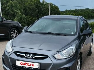 2012 Hyundai Solaris I, чёрный, 750000 рублей, вид 2