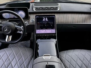 2021 Mercedes-Benz S-Класс 500 Long 4MATIC VII (W223), чёрный, 10000000 рублей, вид 4