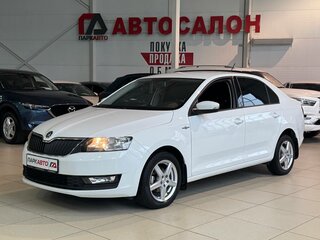 2018 Skoda Rapid I Рестайлинг, белый, 1275000 рублей, вид 2