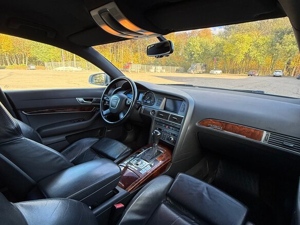 2006 Audi A6 III (C6), серебристый, 880000 рублей - вид 11