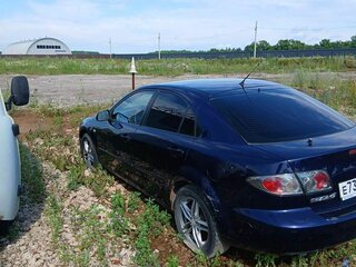 2008 Mazda 6 I (GG) Рестайлинг, синий, 210000 рублей, вид 3