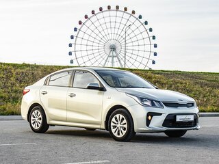2019 Kia Rio IV, бежевый, 1450000 рублей, вид 5