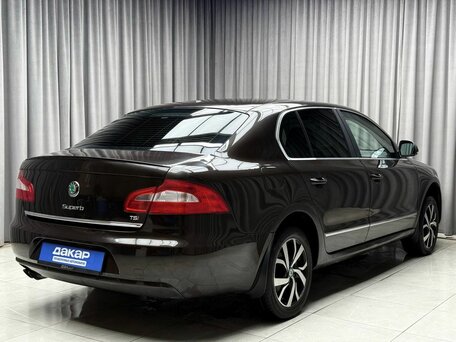 2012 Skoda Superb II, коричневый, 949000 рублей, вид 4
