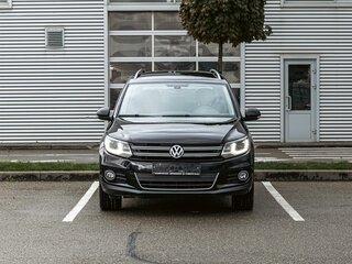 2014 Volkswagen Tiguan I Рестайлинг, чёрный, 1095000 рублей, вид 2