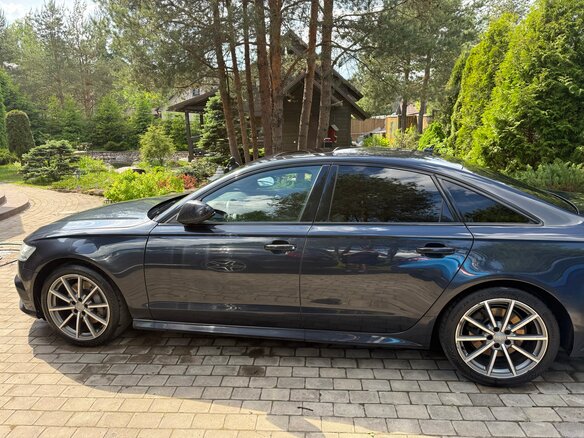 2016 Audi A6 IV (C7) Рестайлинг, чёрный, 2700000 рублей - вид 6