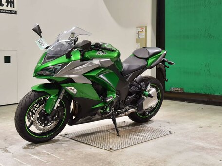 2019 Kawasaki Z 1000SX, зелёный, 1077000 рублей, вид 4