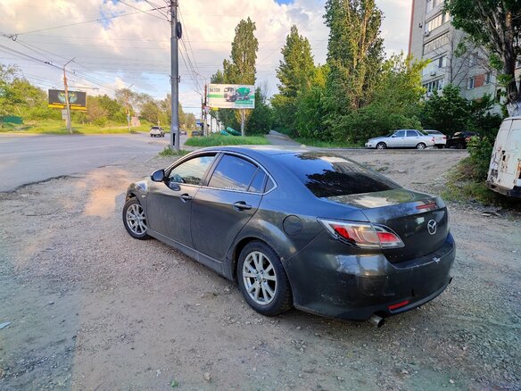 2010 Mazda 6 II (GH) Рестайлинг, серый - вид 4