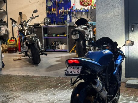 2004 Kawasaki ZX-10R Ninja, синий, 500000 рублей, вид 4