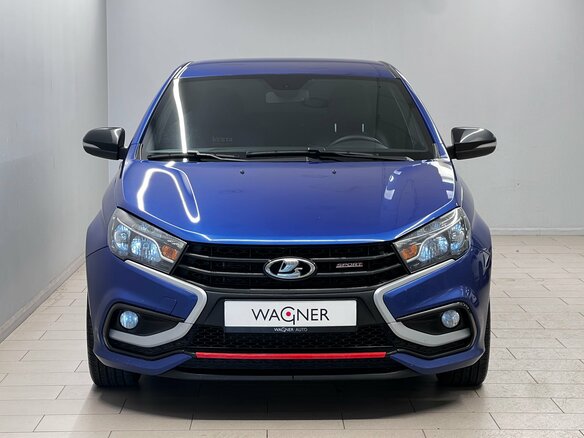 2022 Lada (ВАЗ) Vesta Sport I, синий, 1165000 рублей - вид 5