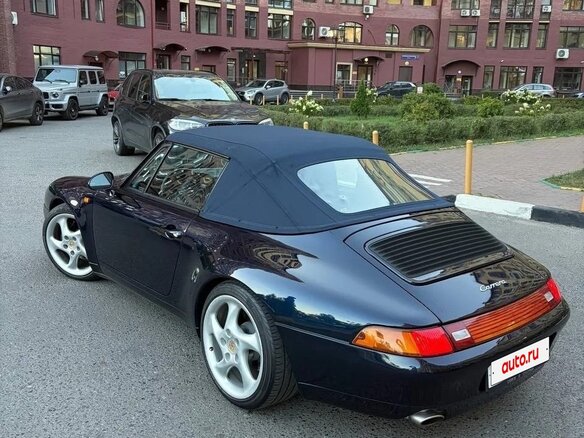 1995 Porsche 911 Carrera IV (993), синий, 16500000 рублей