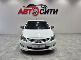 2015 Hyundai Solaris I Рестайлинг, белый, 825000 рублей, вид 2