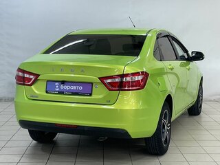 2017 Lada (ВАЗ) Vesta I, зелёный, 649000 рублей, вид 4